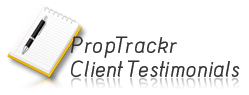 PropTrackr Client Testimonials